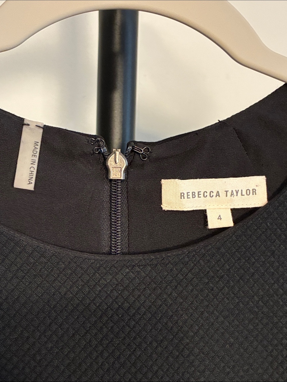 Rebecca Taylor Black Diamond‎ Wrap Dress Size 4 - Picture 7 of 10